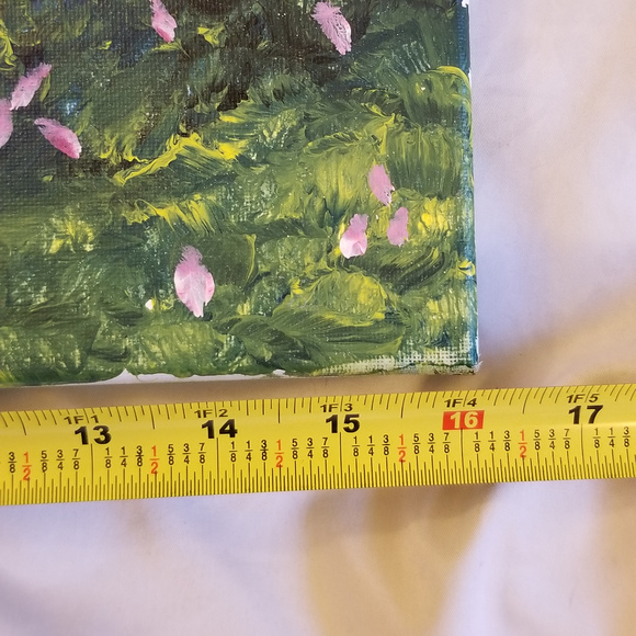 NWT Painting Pink Sunset 16"x20" - Picture 3 of 8